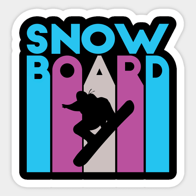 Snowboard Sticker by slawisa